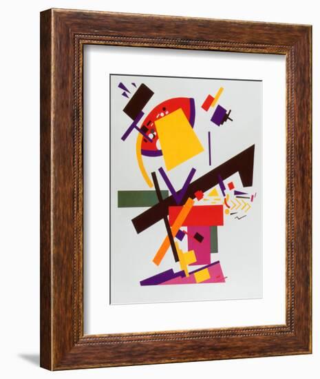 Suprematismo-Kasimir Malevich-Framed Art Print