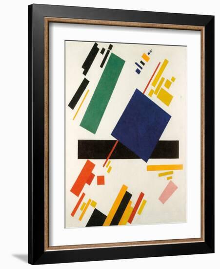 Suprematist Composition, 1916 (Oil on Canvas)-Kazimir Severinovich Malevich-Framed Giclee Print