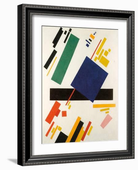 Suprematist Composition, 1916 (Oil on Canvas)-Kazimir Severinovich Malevich-Framed Giclee Print