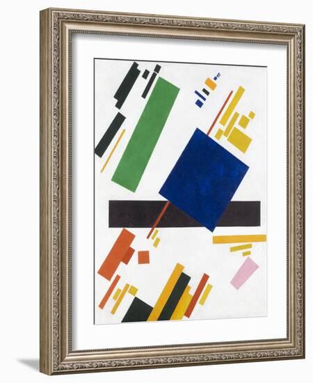 Suprematist Composition by Kazimir Malevich-Kasimir Malevich-Framed Giclee Print