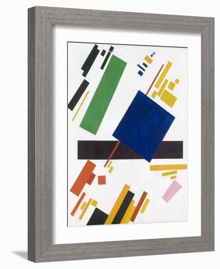 Suprematist Composition by Kazimir Malevich-Kasimir Malevich-Framed Giclee Print