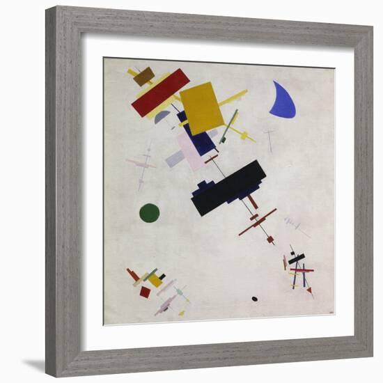 Suprematist Composition N° 56, 1916-Kasimir Malevich-Framed Giclee Print