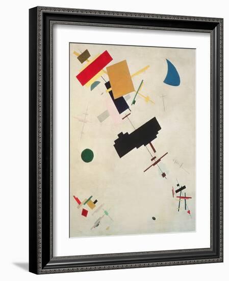 Suprematist Composition No.56, 1916-Kasimir Malevich-Framed Giclee Print