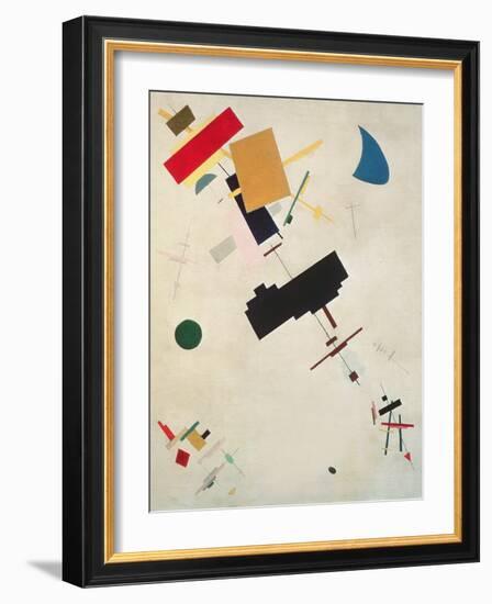 Suprematist Composition No.56, 1916-Kasimir Malevich-Framed Giclee Print