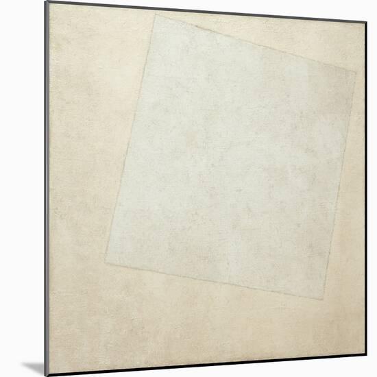 Suprematist Composition: White on White, 1918 (Oil on Canvas)-Kazimir Severinovich Malevich-Mounted Giclee Print