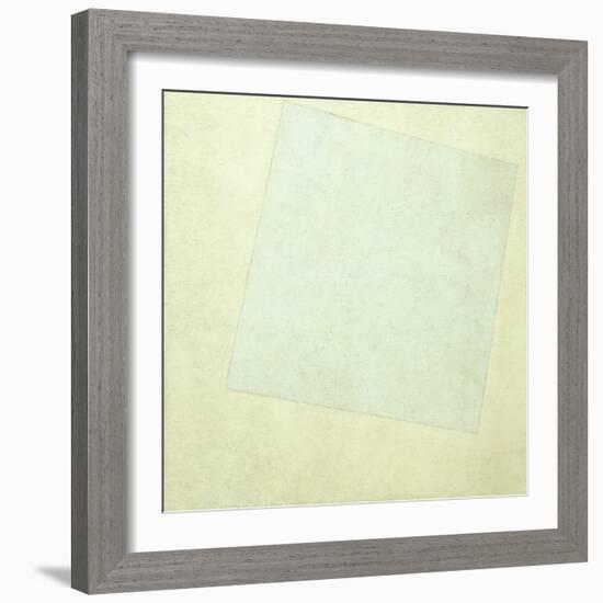 Suprematist Composition. White on White, 1918-Kasimir Severinovich Malevich-Framed Giclee Print