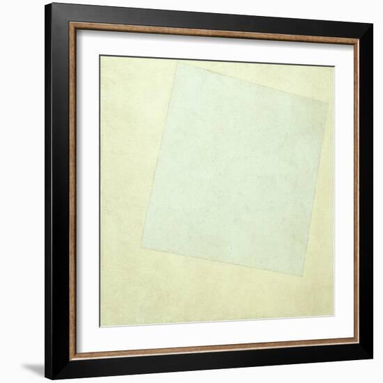 Suprematist Composition. White on White, 1918-Kasimir Severinovich Malevich-Framed Giclee Print