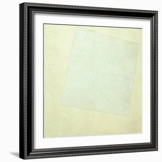 Suprematist Composition. White on White, 1918-Kasimir Severinovich Malevich-Framed Giclee Print