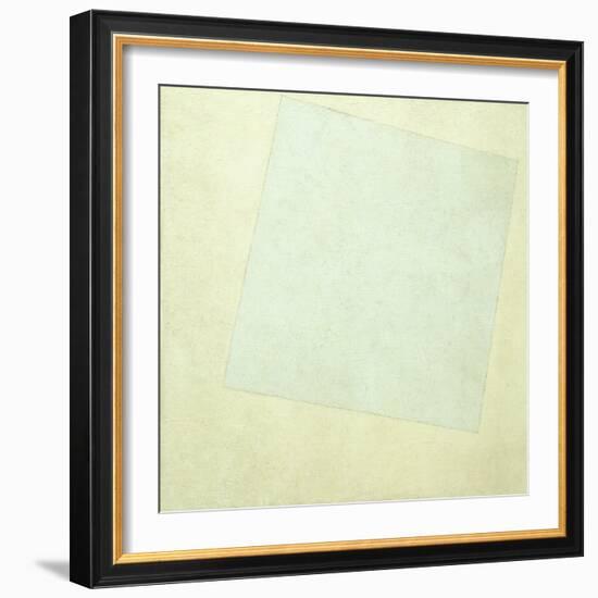 Suprematist Composition. White on White, 1918-Kasimir Severinovich Malevich-Framed Giclee Print