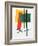 Suprematist Composition (With Yellow, Orange and Green Rectangle) 1915-16 (Oil on Canvas)-Kazimir Severinovich Malevich-Framed Giclee Print