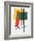 Suprematist Composition (With Yellow, Orange and Green Rectangle) 1915-16 (Oil on Canvas)-Kazimir Severinovich Malevich-Framed Giclee Print