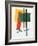 Suprematist Composition (With Yellow, Orange and Green Rectangle) 1915-16 (Oil on Canvas)-Kazimir Severinovich Malevich-Framed Giclee Print