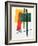 Suprematist Composition (With Yellow, Orange and Green Rectangle) 1915-16 (Oil on Canvas)-Kazimir Severinovich Malevich-Framed Giclee Print