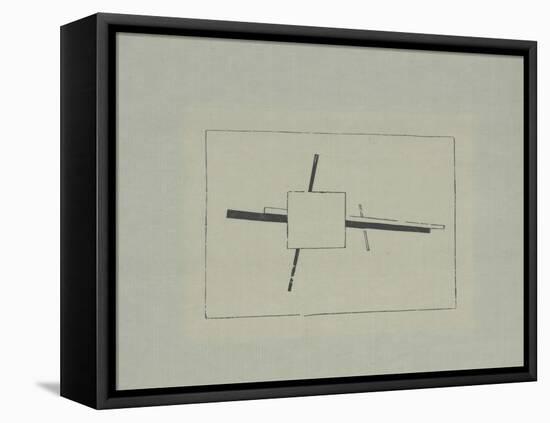 Suprematist Cross, 1920 (Woodcut)-Kazimir Severinovich Malevich-Framed Premier Image Canvas