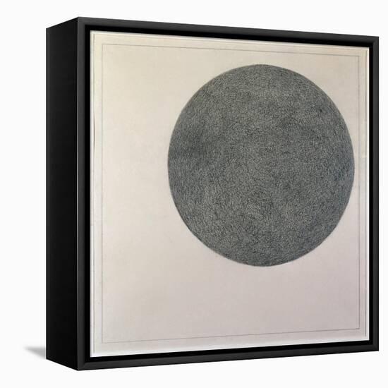 Suprematist Element: Circle (Oil on Canvas, 20Th Century)-Kazimir Severinovich Malevich-Framed Premier Image Canvas