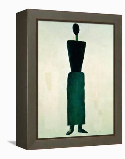 Suprematist Female Figure, 1928-32-Kasimir Malevich-Framed Premier Image Canvas