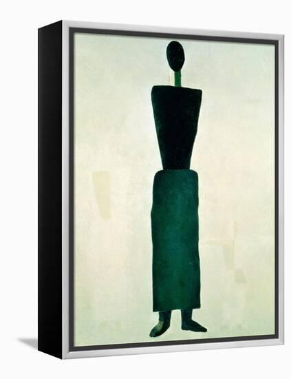 Suprematist Female Figure, 1928-32-Kasimir Malevich-Framed Premier Image Canvas