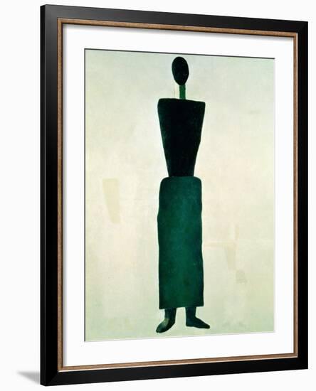 Suprematist Female Figure, 1928-32-Kasimir Malevich-Framed Giclee Print