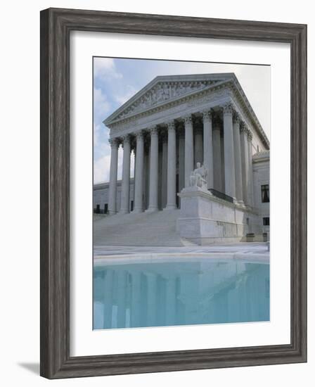 Supreme Court and Pool, Washington DC, USA-Alan Klehr-Framed Photographic Print