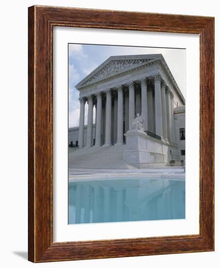 Supreme Court and Pool, Washington DC, USA-Alan Klehr-Framed Photographic Print