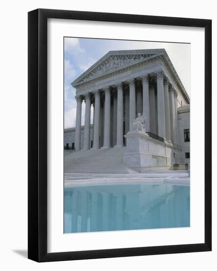Supreme Court and Pool, Washington DC, USA-Alan Klehr-Framed Photographic Print