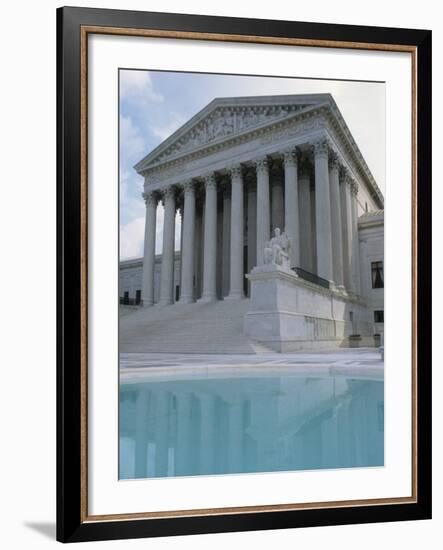 Supreme Court and Pool, Washington DC, USA-Alan Klehr-Framed Photographic Print