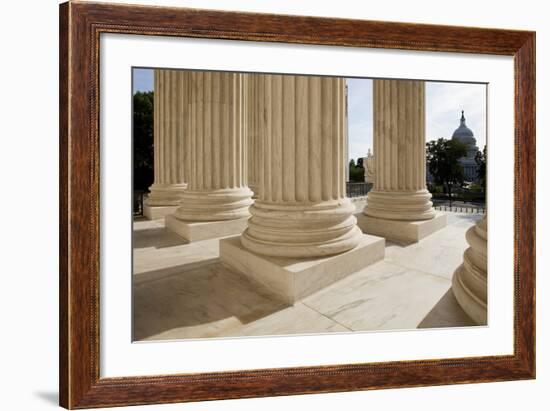 Supreme Court Building, Washington, DC-Paul Souders-Framed Photographic Print