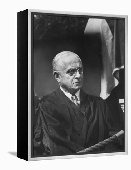 Supreme Court Justice Felix Frankfurter Attending Commencement Ceremony at William and Mary College-null-Framed Premier Image Canvas