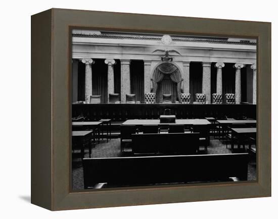 Supreme Court Room in the Capitol-null-Framed Premier Image Canvas