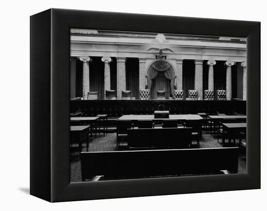 Supreme Court Room in the Capitol-null-Framed Premier Image Canvas