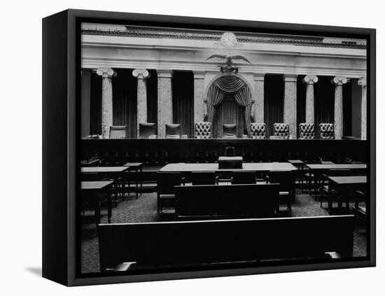 Supreme Court Room in the Capitol-null-Framed Premier Image Canvas