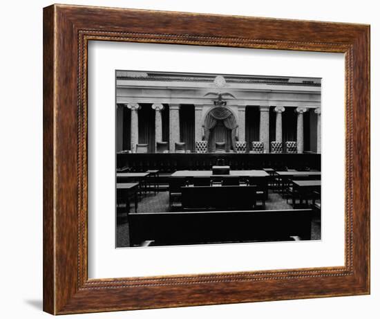 Supreme Court Room in the Capitol-null-Framed Photographic Print