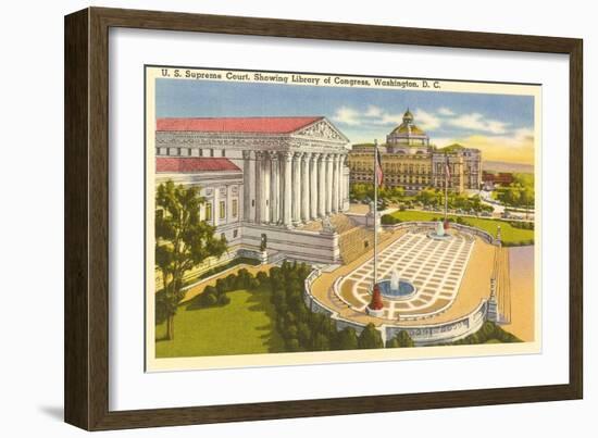 Supreme Court, Washington D.C.-null-Framed Art Print