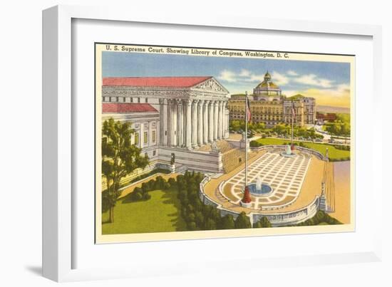 Supreme Court, Washington D.C.-null-Framed Art Print