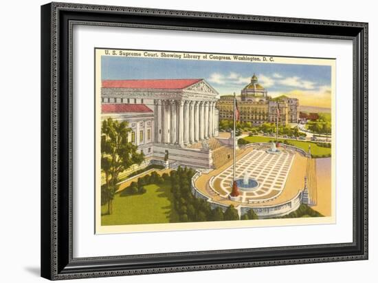 Supreme Court, Washington D.C.-null-Framed Art Print