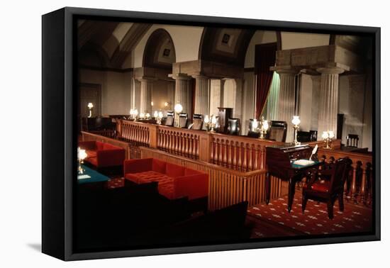 Supreme Court without Occupants-null-Framed Premier Image Canvas