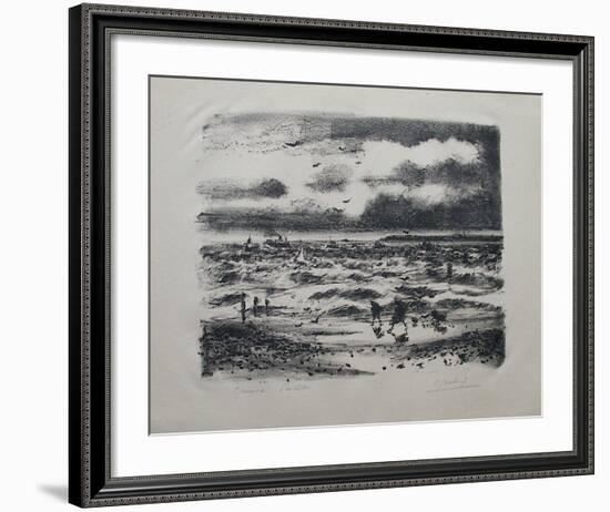 Sur la Côte Normande-Gaston Sebire-Framed Collectable Print