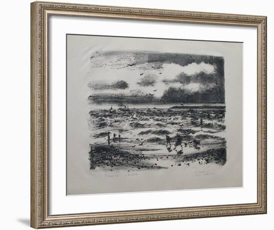 Sur la Côte Normande-Gaston Sebire-Framed Collectable Print