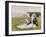 Sur la falaise-Berthe Morisot-Framed Giclee Print