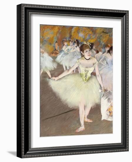 Sur La Scene-Edgar Degas-Framed Giclee Print