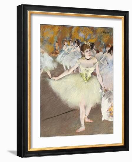 Sur La Scene-Edgar Degas-Framed Giclee Print