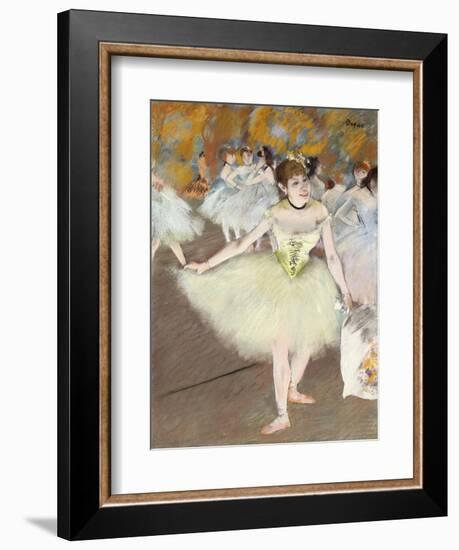 Sur La Scene-Edgar Degas-Framed Premium Giclee Print