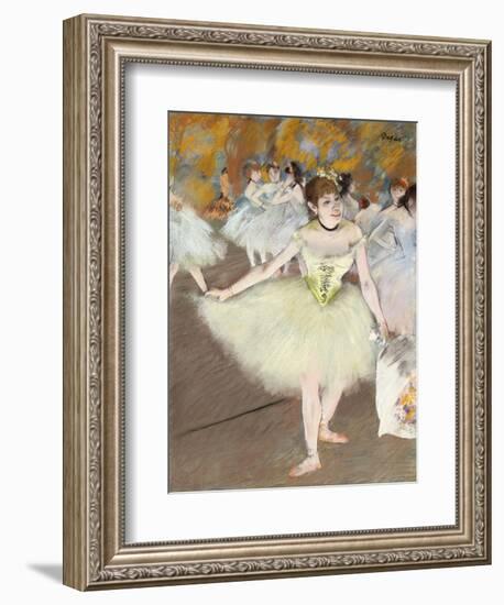 Sur La Scene-Edgar Degas-Framed Giclee Print