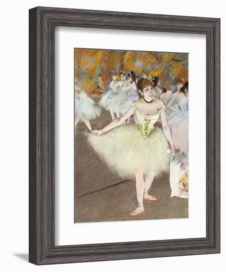 Sur La Scene-Edgar Degas-Framed Giclee Print