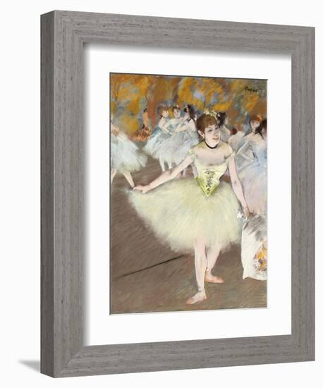 Sur La Scene-Edgar Degas-Framed Giclee Print