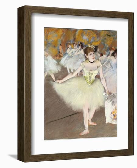 Sur La Scene-Edgar Degas-Framed Giclee Print