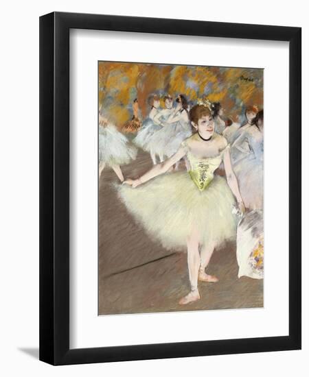 Sur La Scene-Edgar Degas-Framed Giclee Print