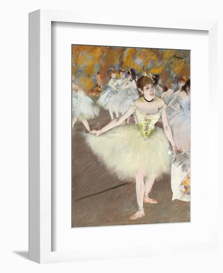 Sur La Scene-Edgar Degas-Framed Giclee Print