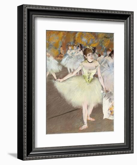 Sur La Scene-Edgar Degas-Framed Giclee Print