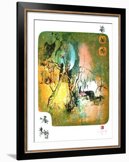 Sur le Chemin-Lebadang-Framed Premium Edition